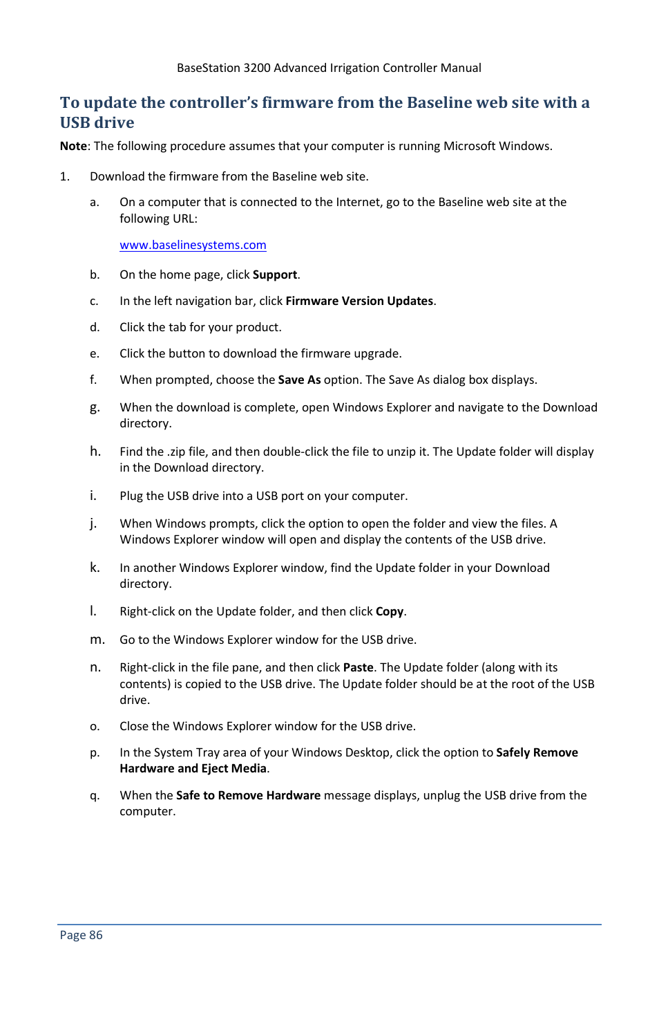 Baseline Systems BaseStation 3200 V12 User Manual | Page 92 / 122