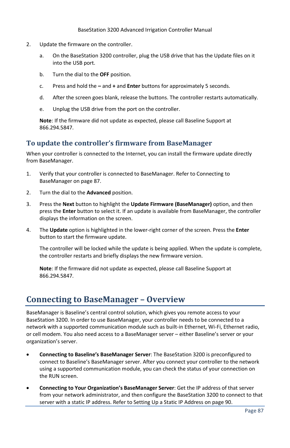 Connecting to basemanager – overview | Baseline Systems BaseStation 3200 V12 User Manual | Page 93 / 122