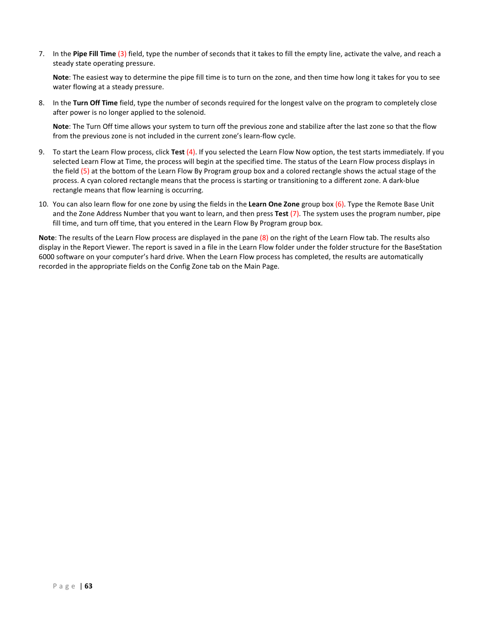 Baseline Systems BaseStation 6000 User Manual | Page 71 / 131