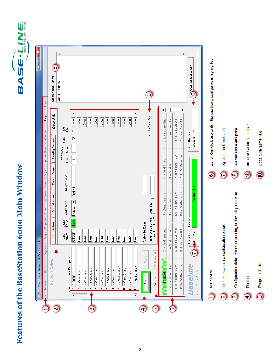 Baseline Systems BaseStation 6000 User Manual | Page 2 / 11