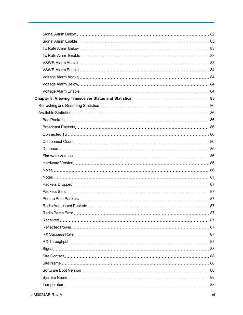 Baseline Systems FreeWave Ethernet Radio User Manual | Page 11 / 160