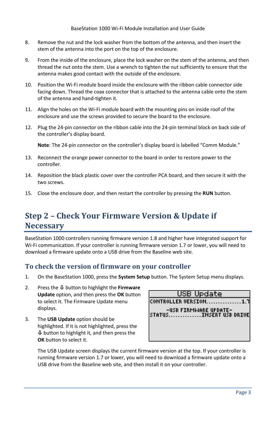 Baseline Systems BaseStation 1000 User Manual | Page 7 / 11