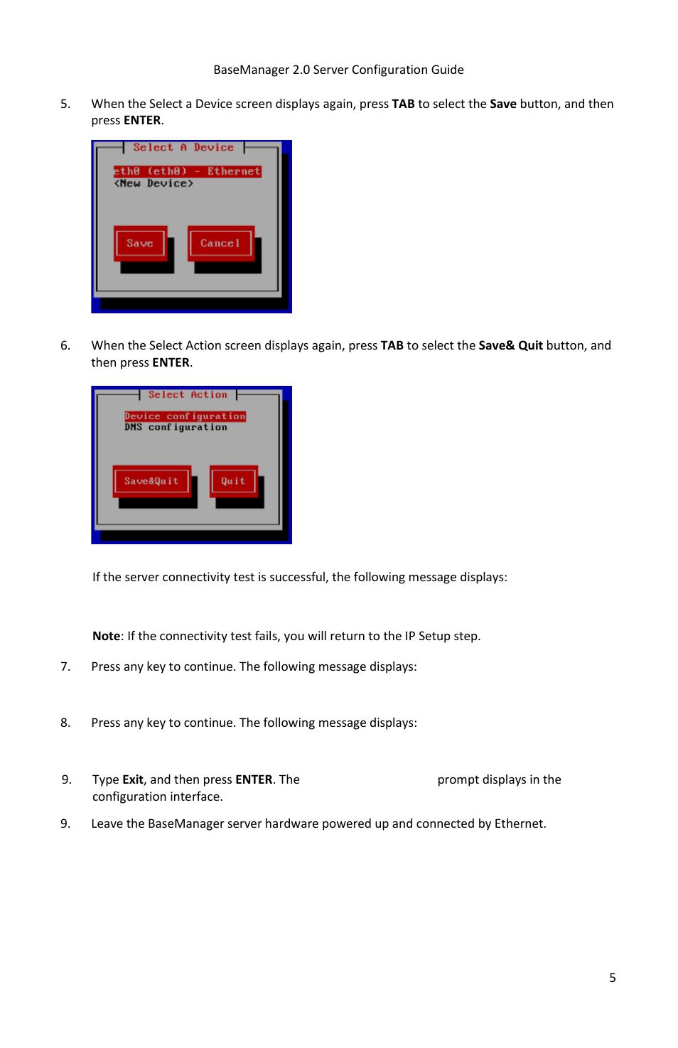 Baseline Systems BaseManager 2.0 User Manual | Page 9 / 13