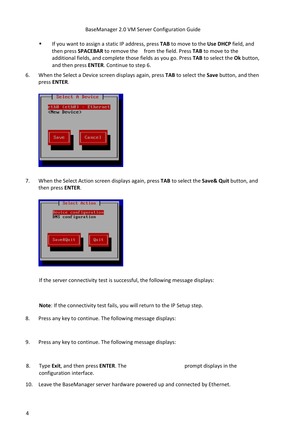 Baseline Systems BaseManager 2.0 VM User Manual | Page 8 / 12