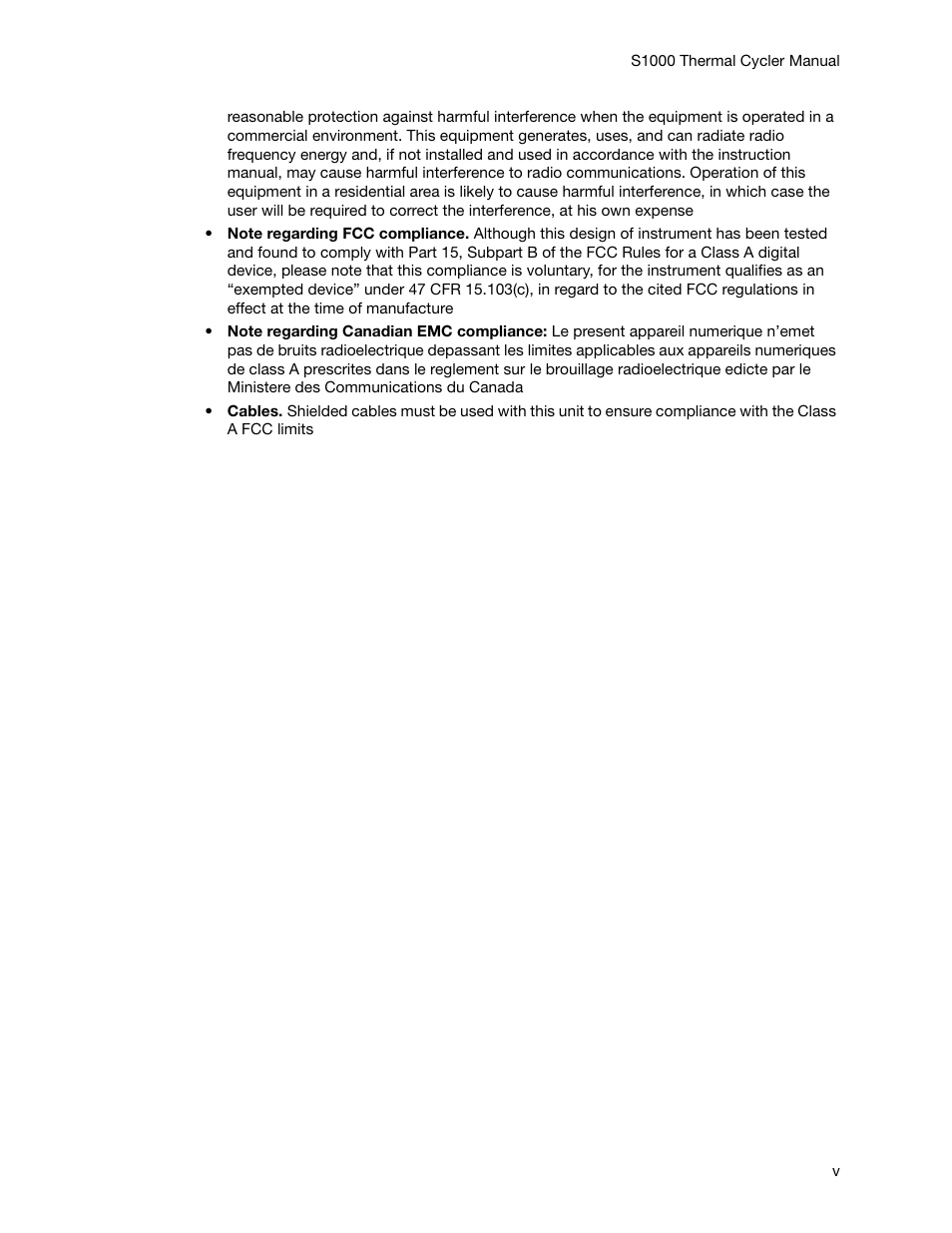 Bio-Rad S1000™ Thermal Cycler User Manual | Page 6 / 41