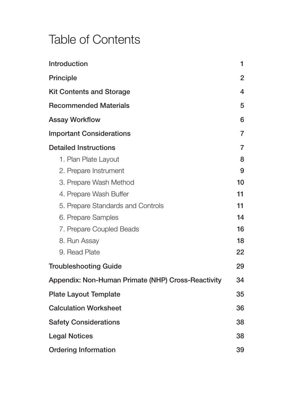 Bio-Rad Bio-Plex Pro™ Human Chemokine Assays User Manual | Page 2 / 42