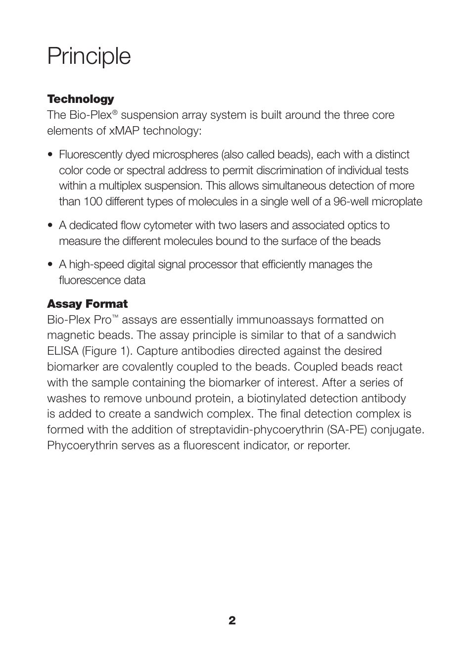 Principle | Bio-Rad Bio-Plex Pro™ Human Th17 Cytokine Assays User Manual | Page 4 / 42