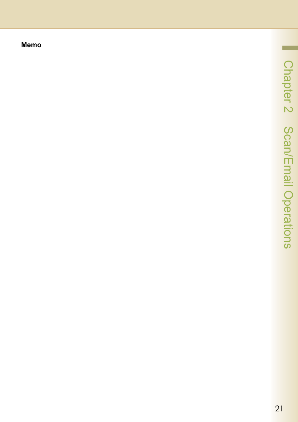 Chapter 2 scan/email operations | Black Box DP-C262 C322 User Manual | Page 21 / 54