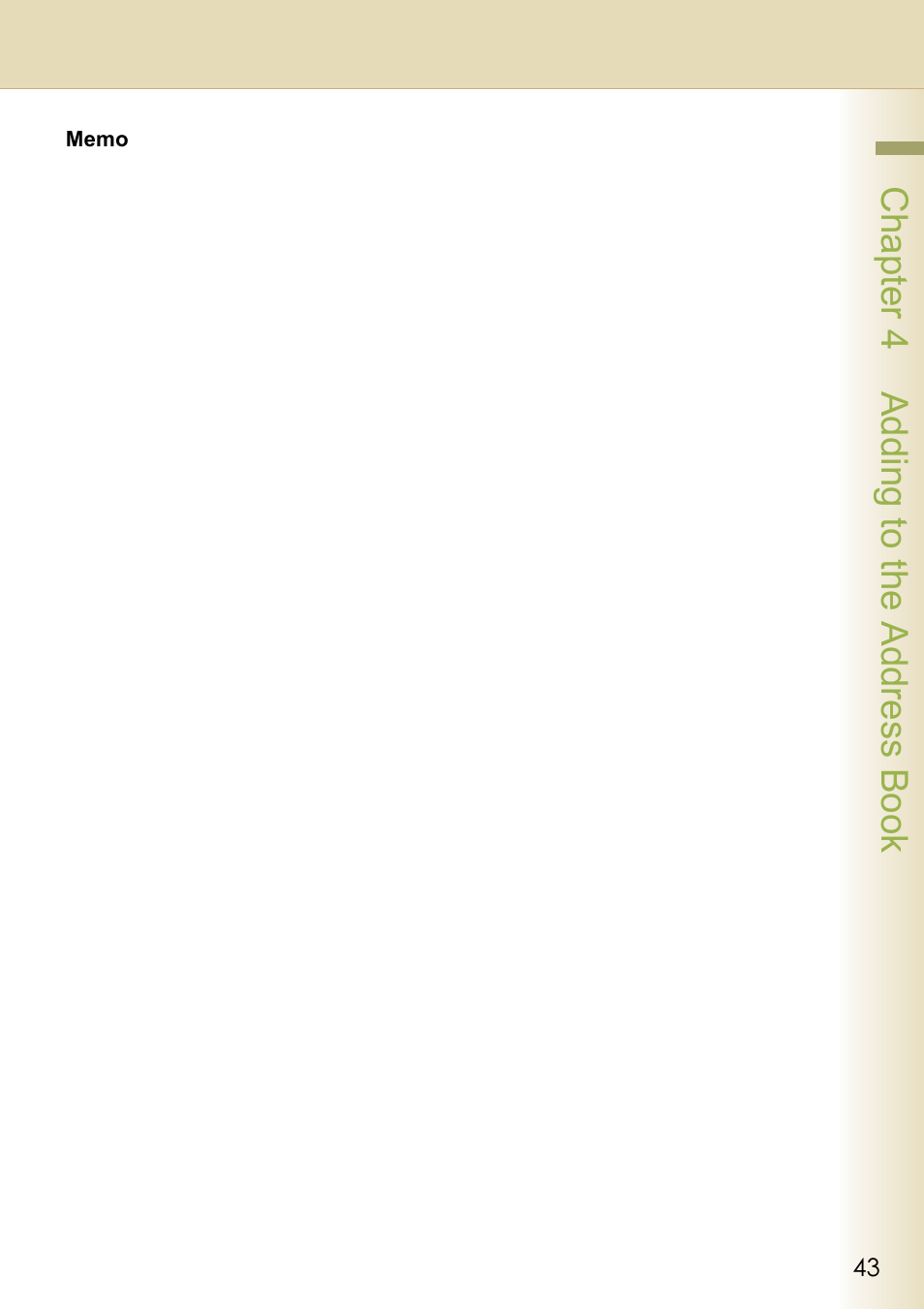 Chapt er 4 a ddi ng to the address book | Black Box DP-C262 C322 User Manual | Page 43 / 54
