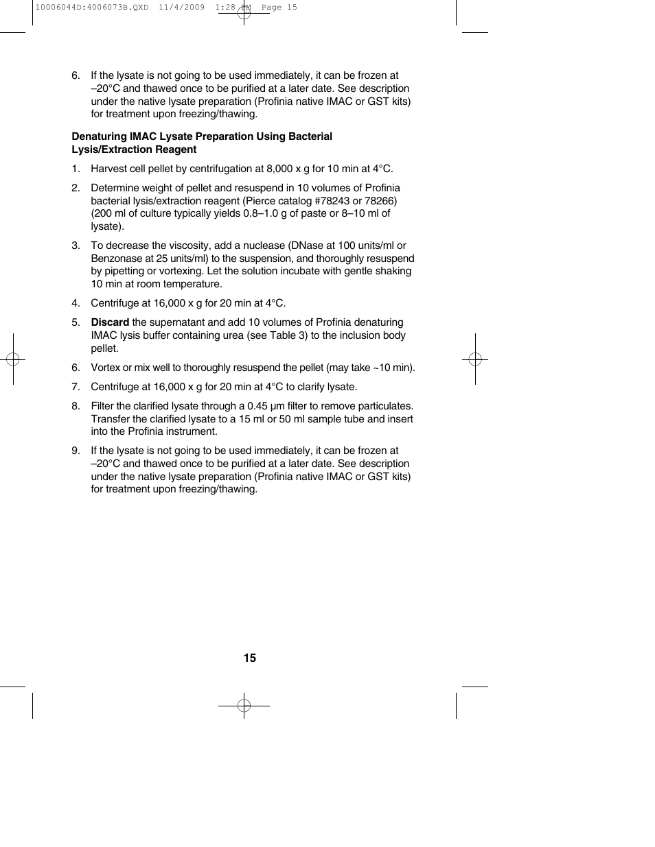 Bio-Rad Bio-Gel P Polyacrylamide Gel User Manual | Page 17 / 24