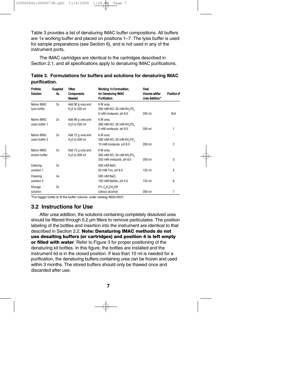 2 instructions for use | Bio-Rad Bio-Gel P Polyacrylamide Gel User Manual | Page 9 / 24