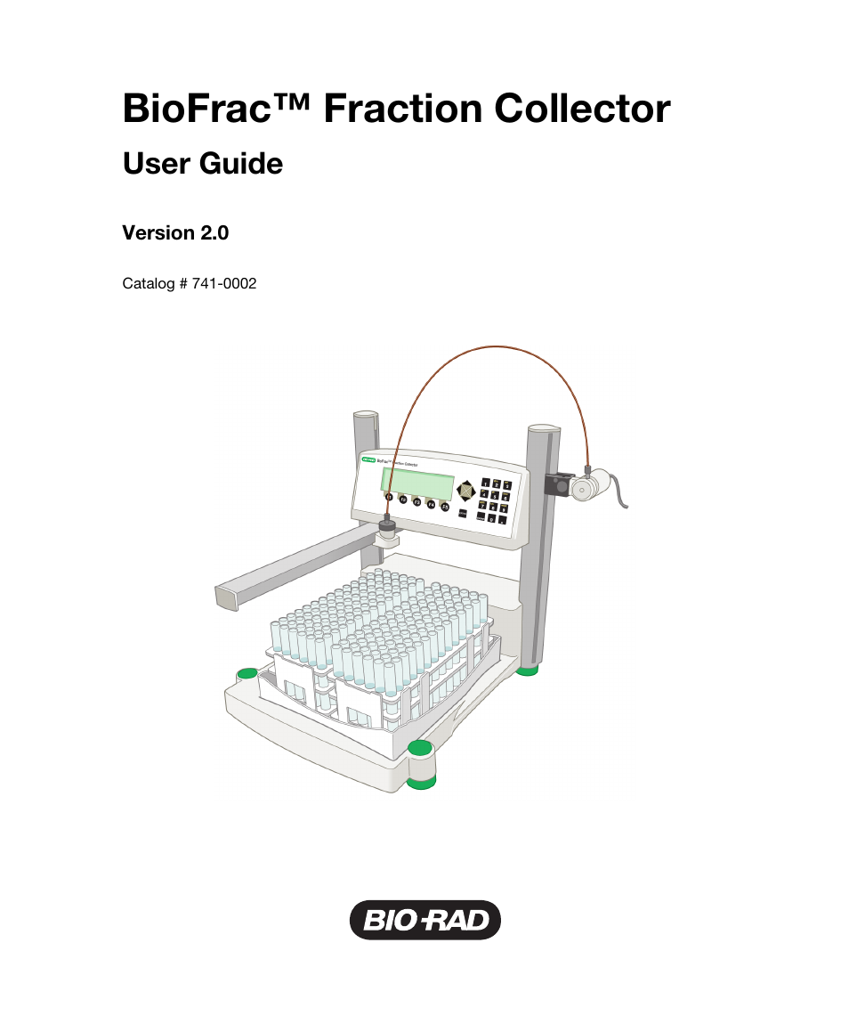 Biofrac™ fraction collector, User guide | Bio-Rad BioFrac™ Fraction Collector User Manual | Page 3 / 106