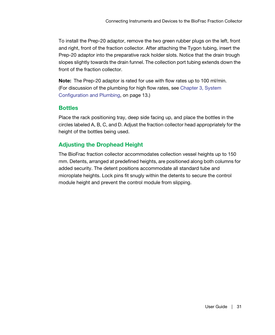 Bio-Rad BioFrac™ Fraction Collector User Manual | Page 39 / 106
