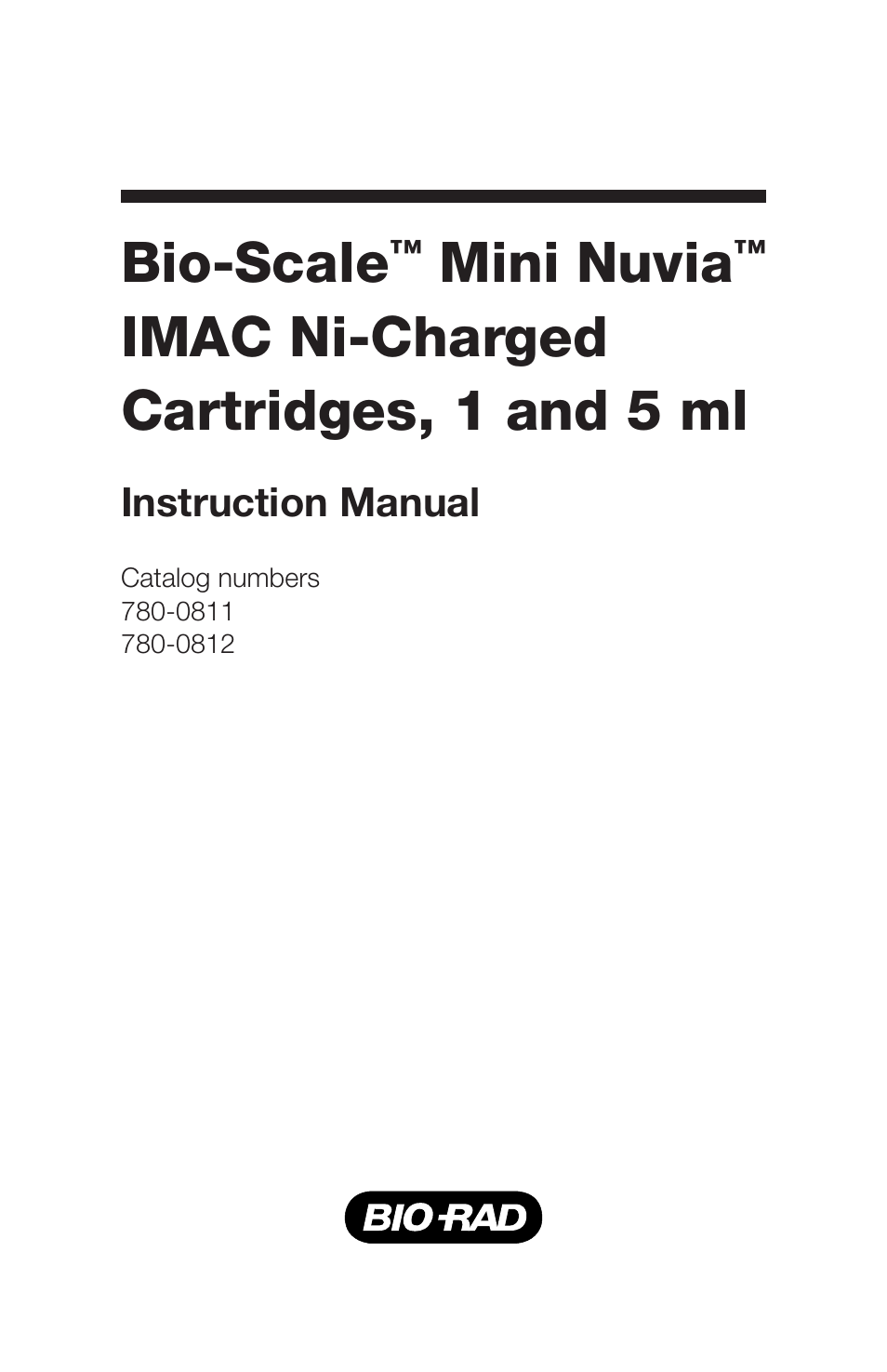 Bio-Rad Nuvia™ IMAC Resin User Manual | 24 pages