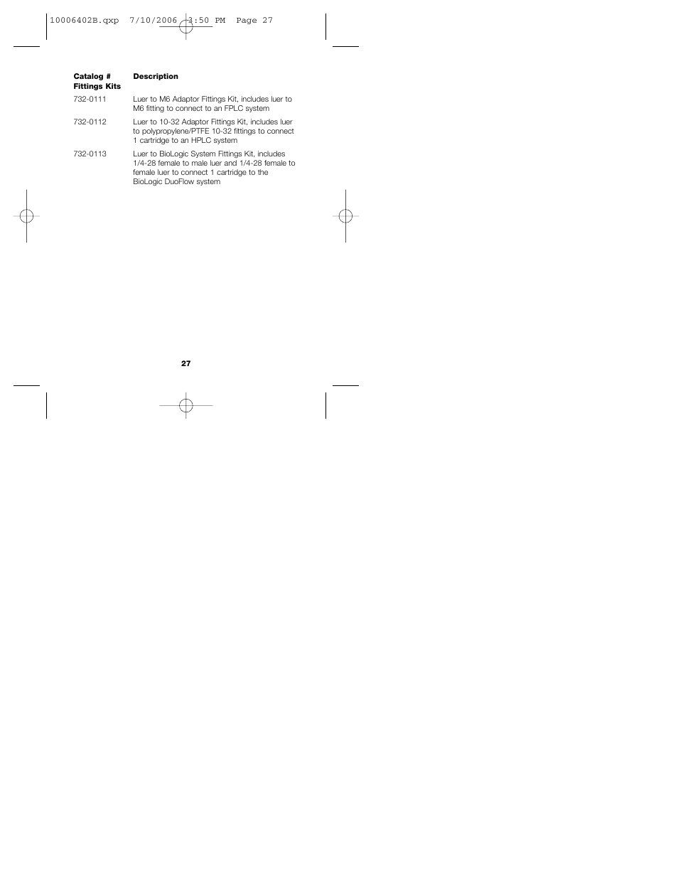 Bio-Rad Bio-Scale™ Mini Affi-Gel® Blue Cartridges User Manual | Page 33 / 36