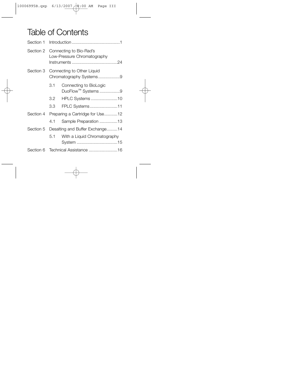 Bio-Rad Bio-Scale™ Mini Bio-Gel® P-6 Desalting Cartridges User Manual | Page 3 / 25