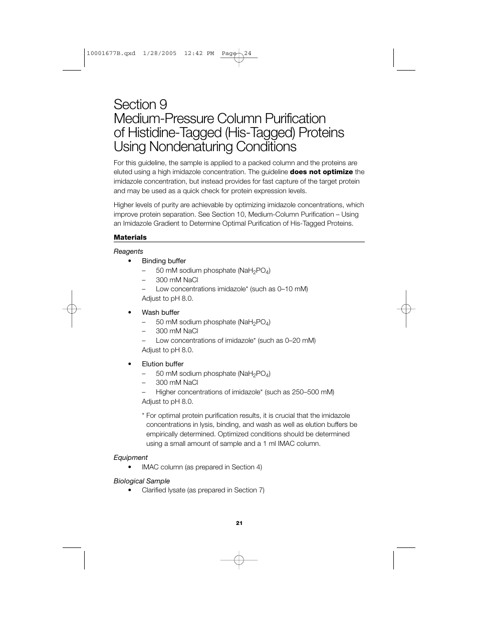 Bio-Rad Profinity IMAC Resins User Manual | Page 25 / 52