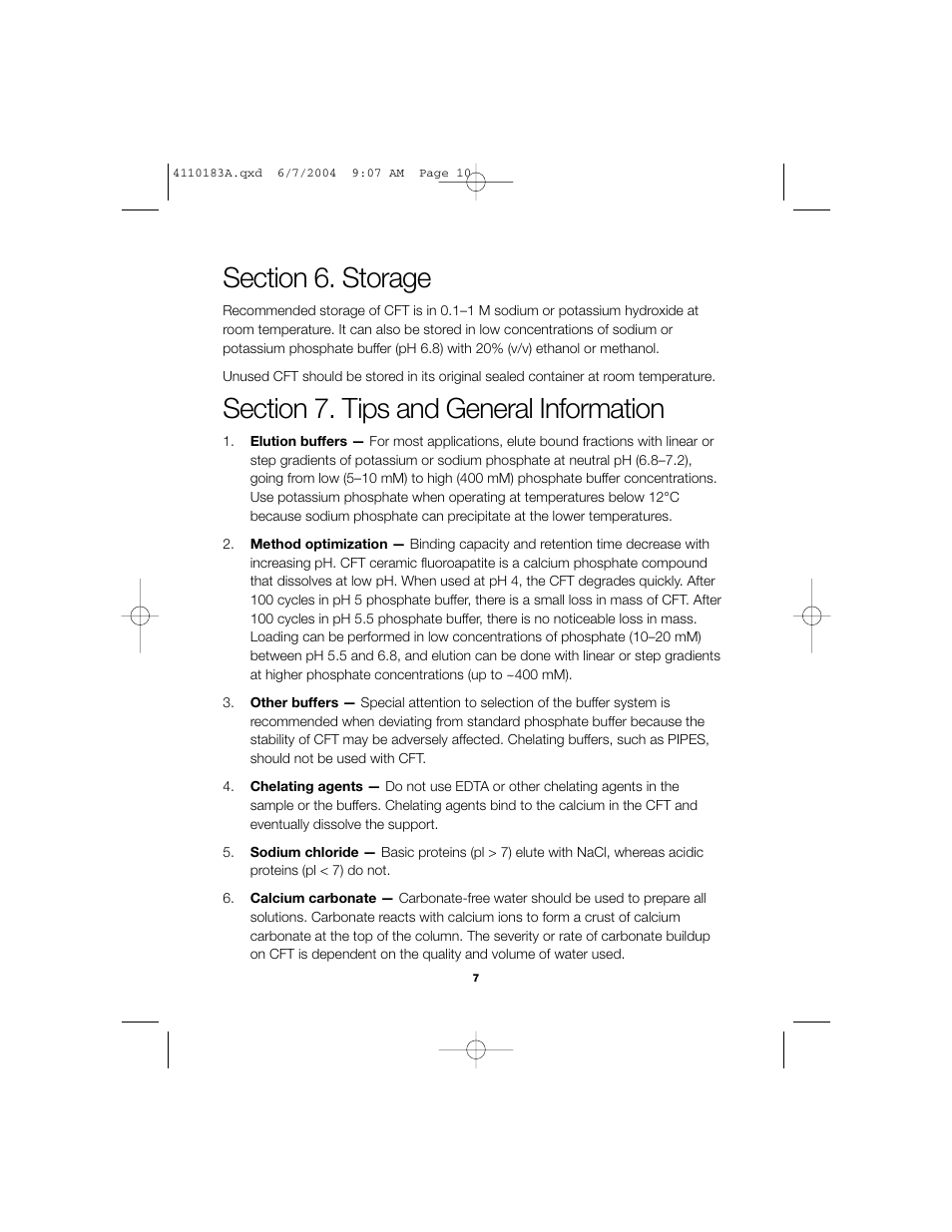 Bio-Rad Media Sampler Pack User Manual | Page 9 / 12