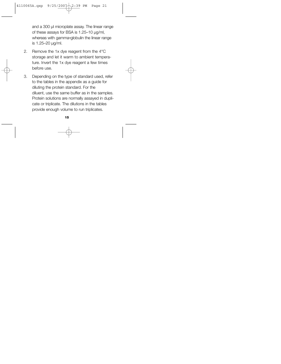 Bio-Rad Quick Start™ Bradford Protein Assay User Manual | Page 17 / 36