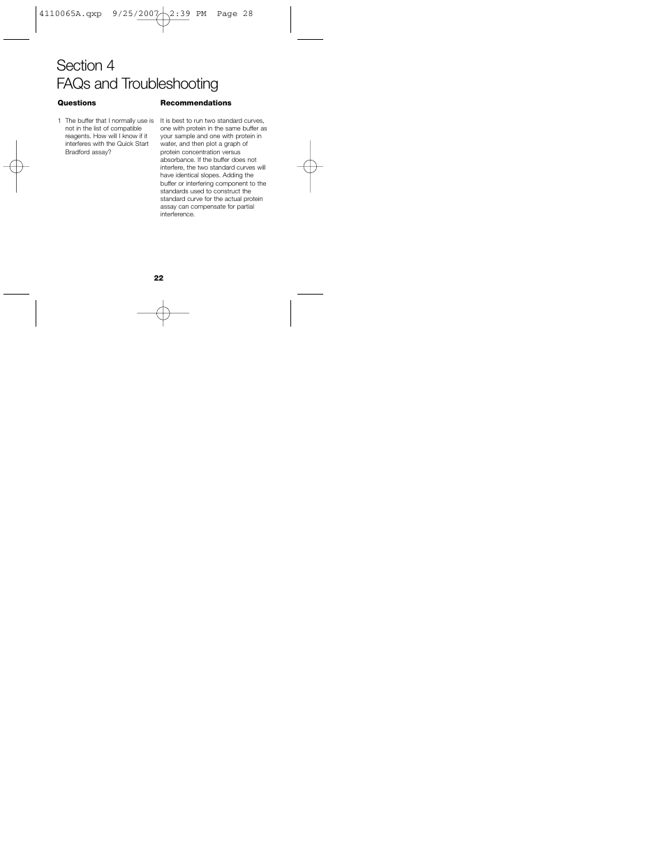 Bio-Rad Quick Start™ Bradford Protein Assay User Manual | Page 24 / 36