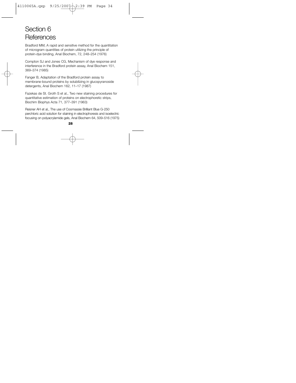 Bio-Rad Quick Start™ Bradford Protein Assay User Manual | Page 30 / 36