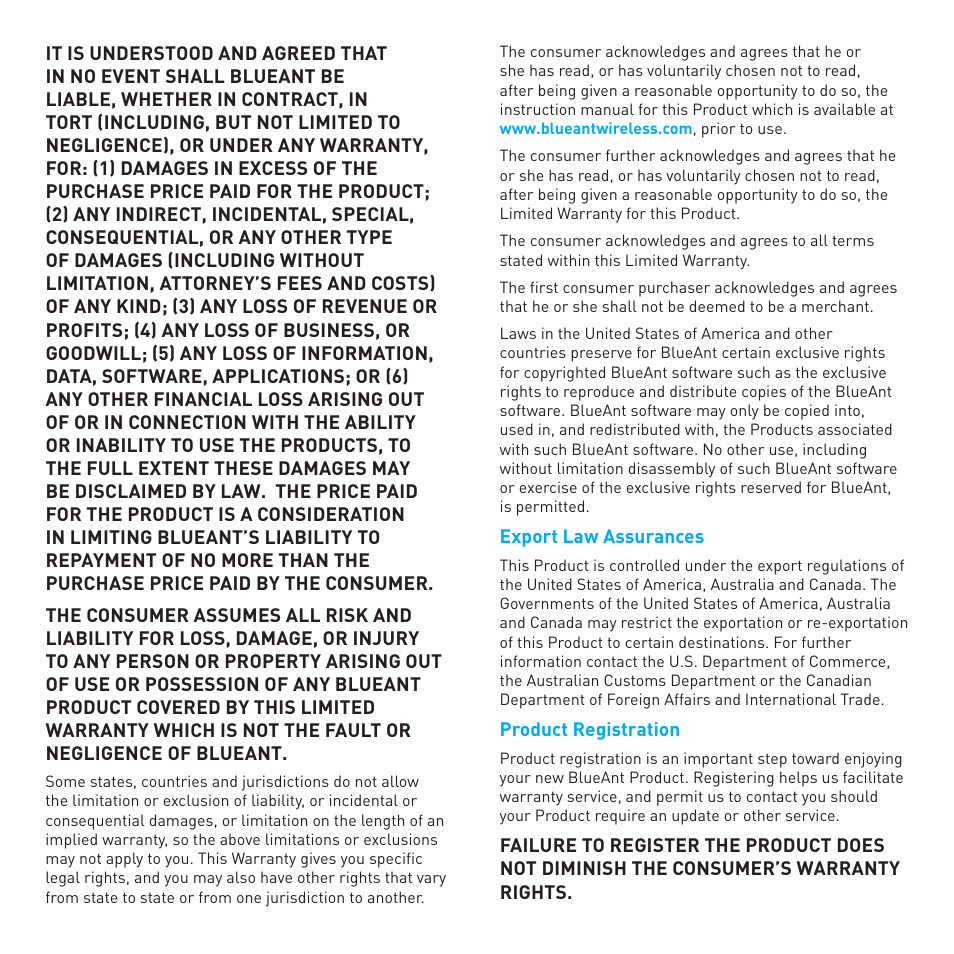 BlueAnt EMBRACE Stereo Headphones User Manual | Page 10 / 12