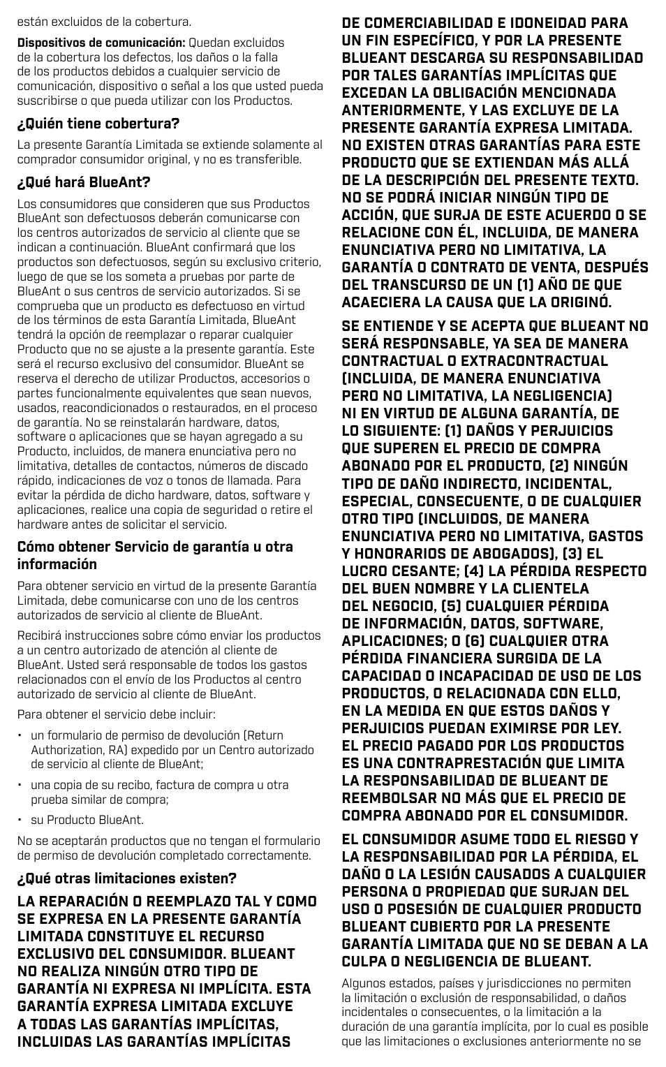 BlueAnt PUMP HD Sportbuds User Manual | Page 49 / 64