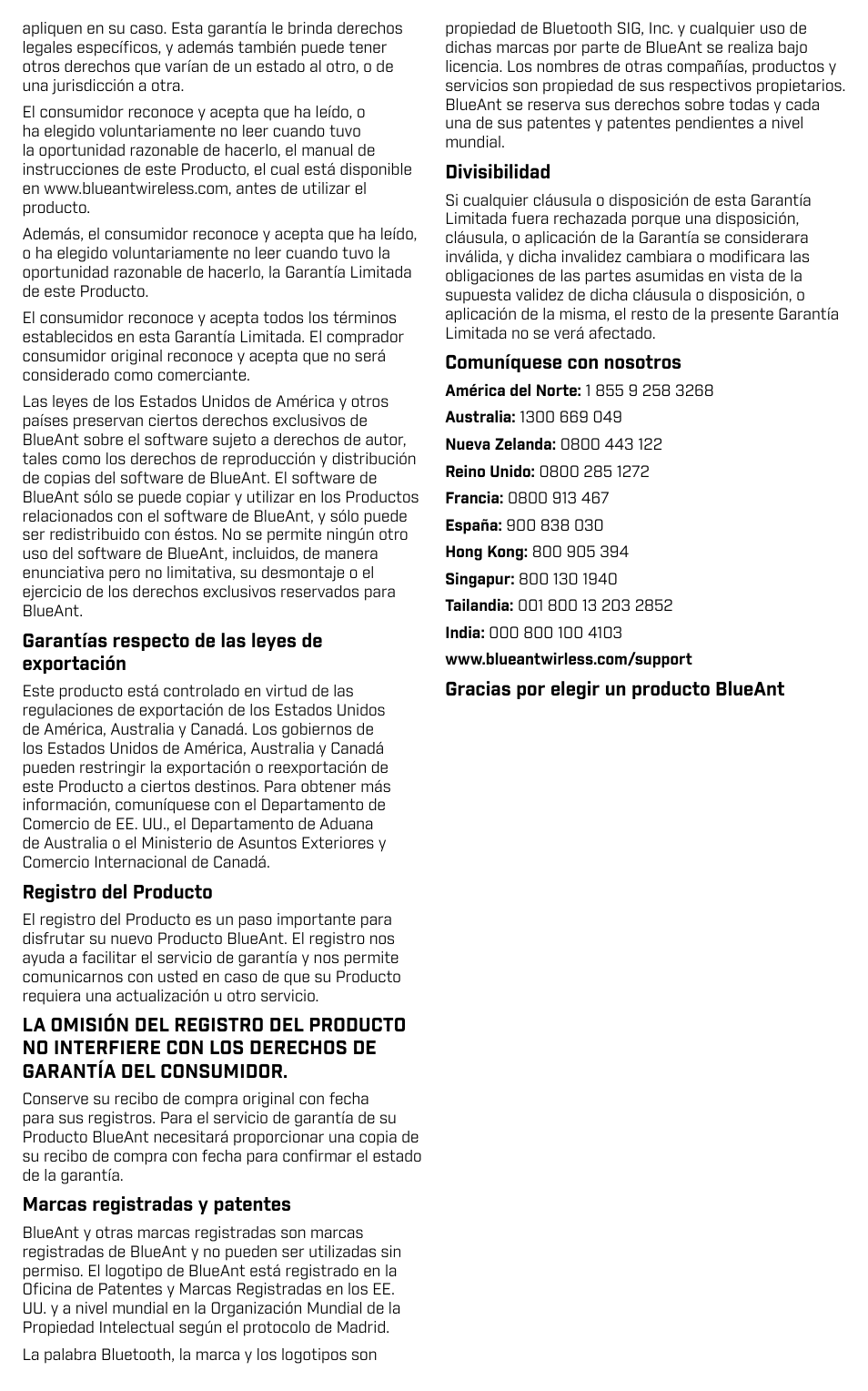 BlueAnt PUMP HD Sportbuds User Manual | Page 50 / 64