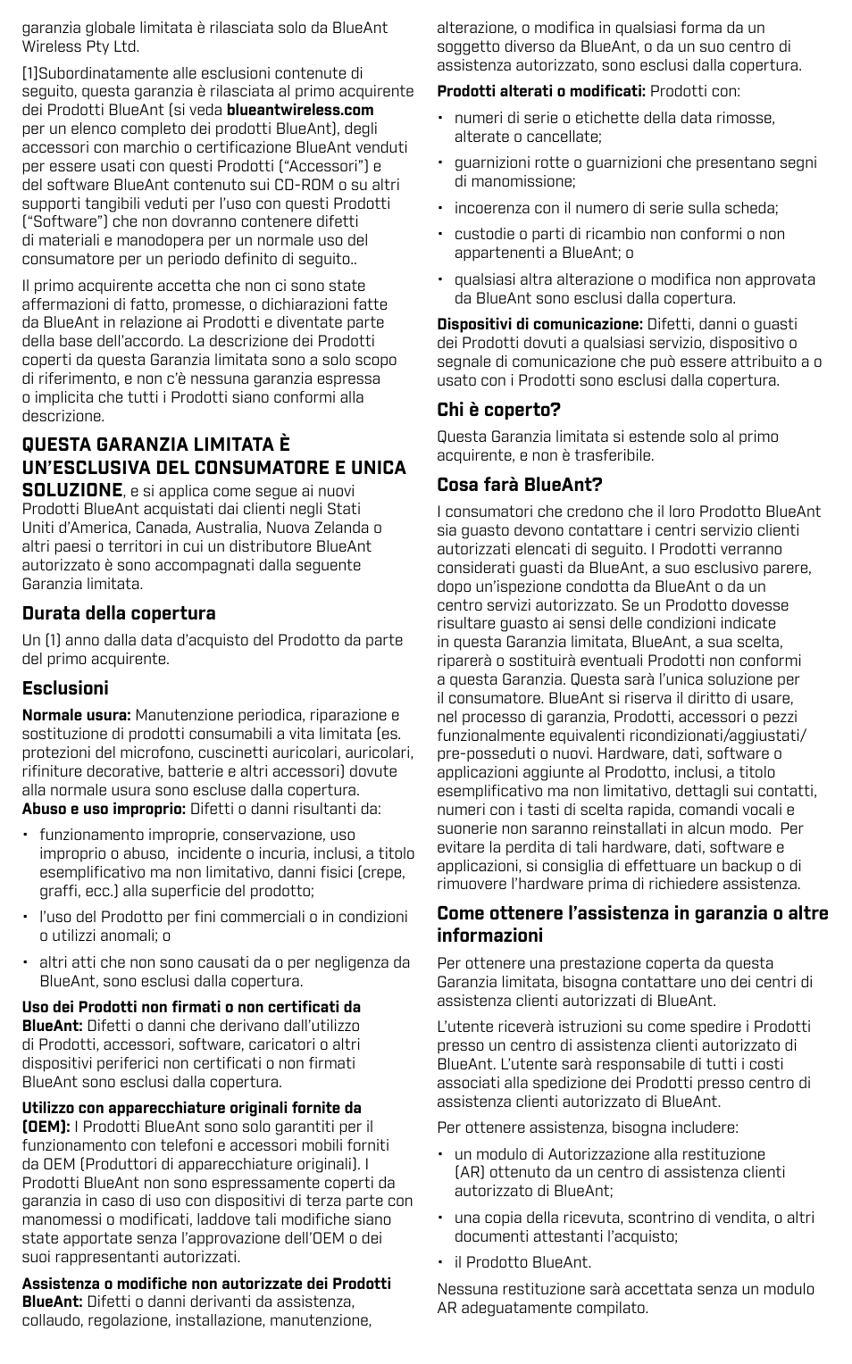 BlueAnt PUMP HD Sportbuds User Manual | Page 54 / 64