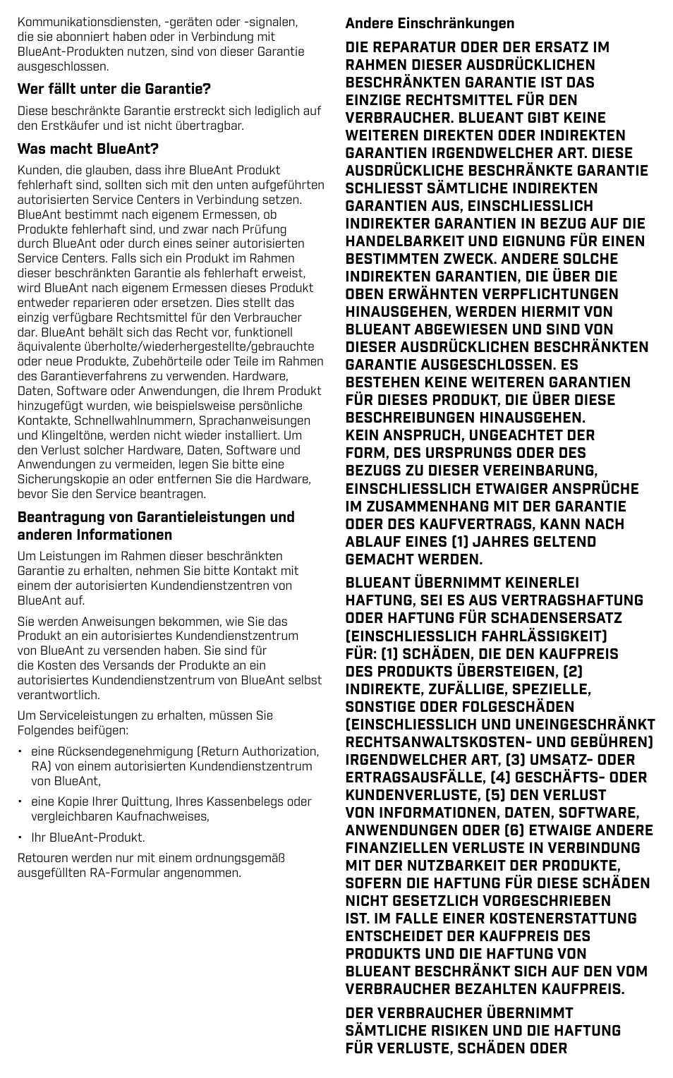 BlueAnt PUMP HD Sportbuds User Manual | Page 61 / 64