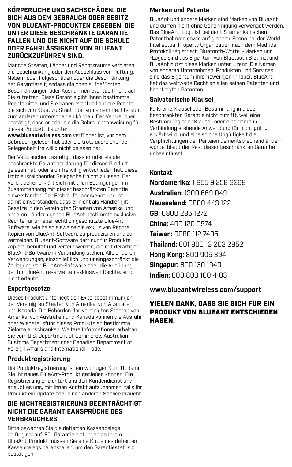 BlueAnt PUMP HD Sportbuds User Manual | Page 62 / 64