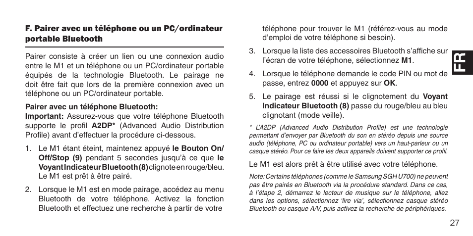 BlueAnt M1 Stereo Speakers User Manual | Page 27 / 48