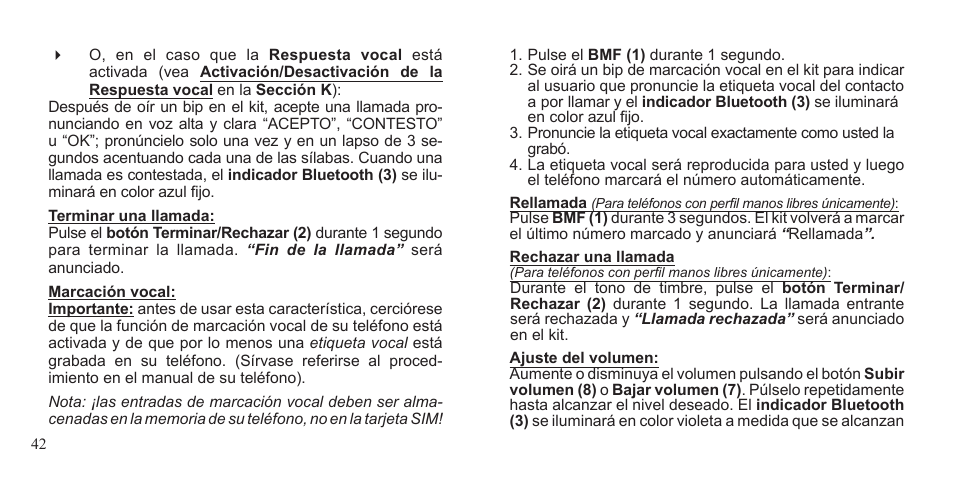 BlueAnt Supertooth 3 Handsfree User Manual | Page 42 / 48