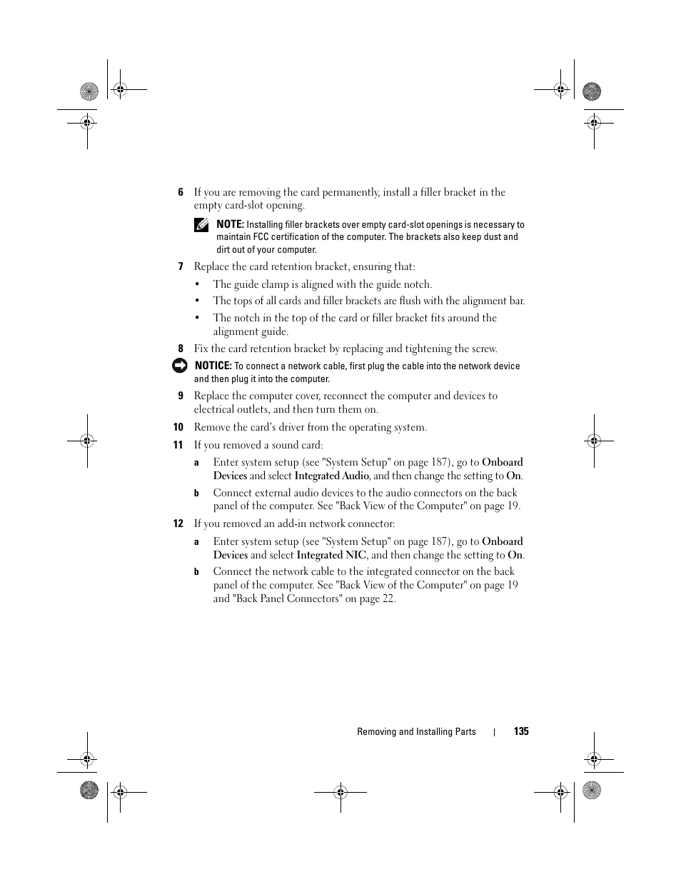 Dell Inspiron 530 User Manual | Page 135 / 226