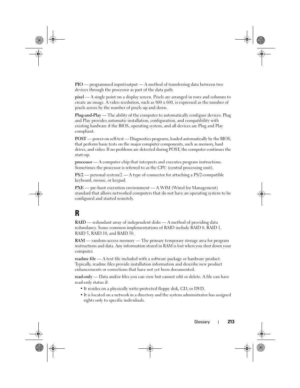 Dell Inspiron 530 User Manual | Page 213 / 226