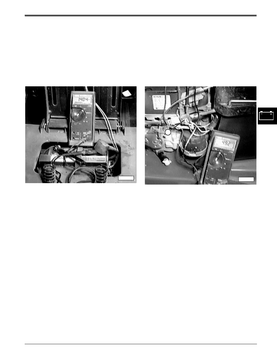 Regulated voltage output test, Unregulated voltage output test | John Deere stx38 User Manual | Page 149 / 314
