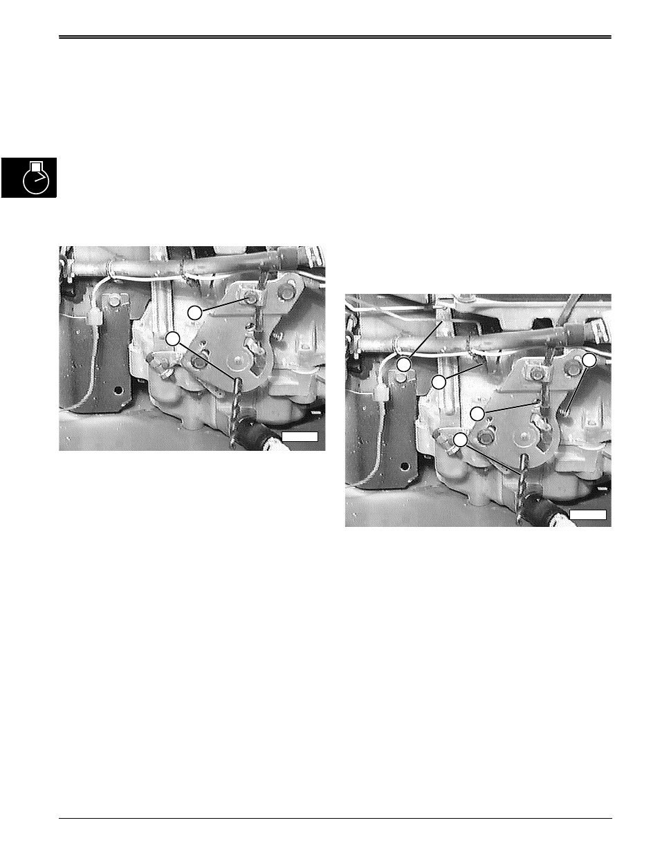 Tests & adjustments, Tests and adjustments throttle cable adjustment, Choke adjustment | John Deere stx38 User Manual | Page 50 / 314