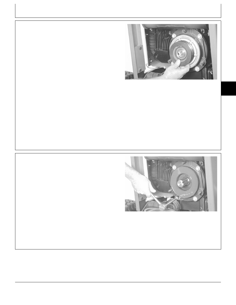 Front pto clutch, Remove front pto clutch, Group 05 | John Deere 318 User Manual | Page 53 / 440