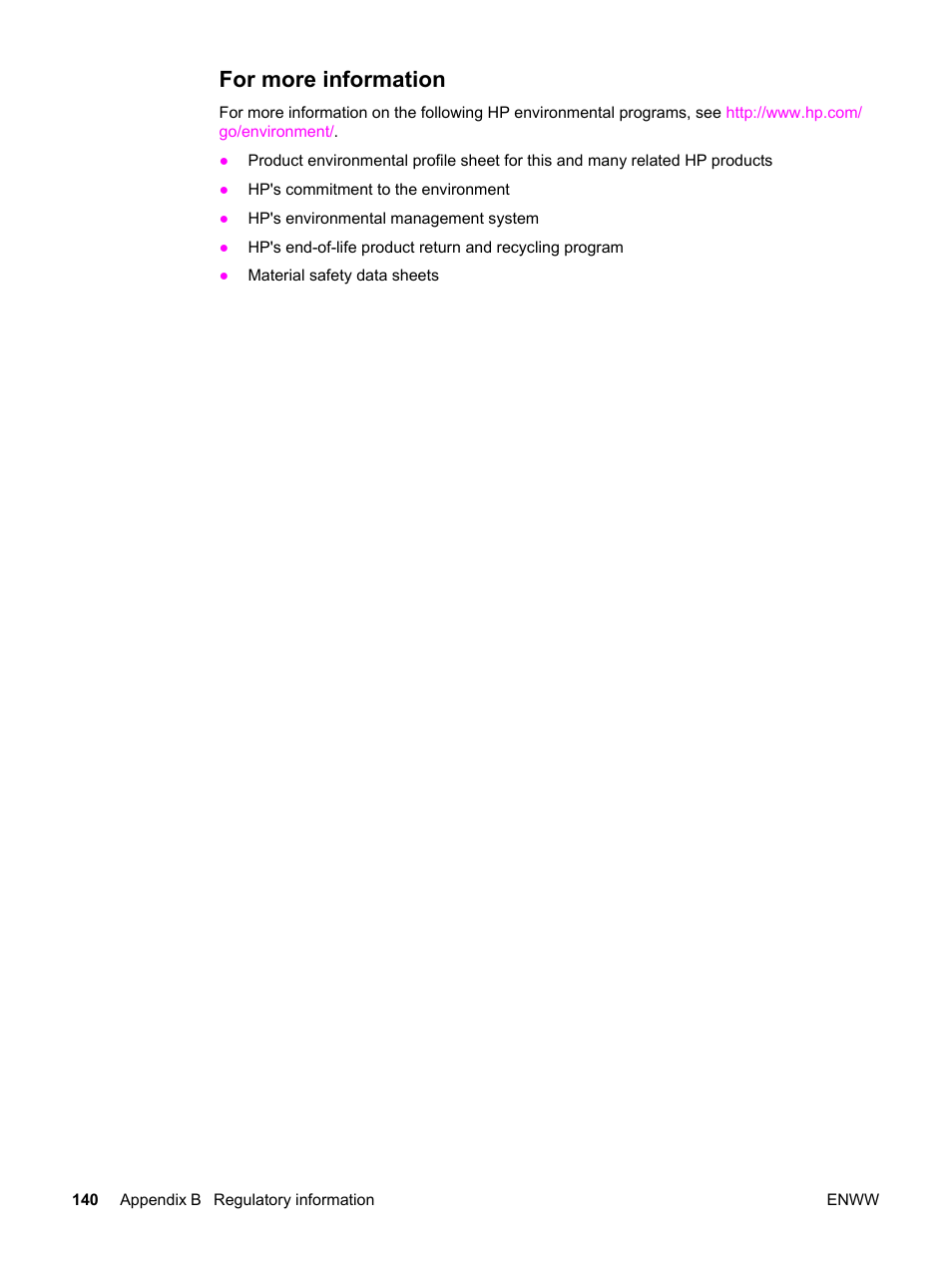 For more information | HP LaserJet 1320 User Manual | Page 150 / 184