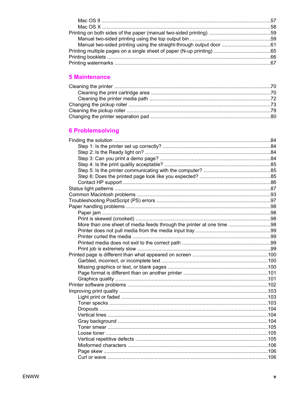 HP LaserJet 1320 User Manual | Page 7 / 184