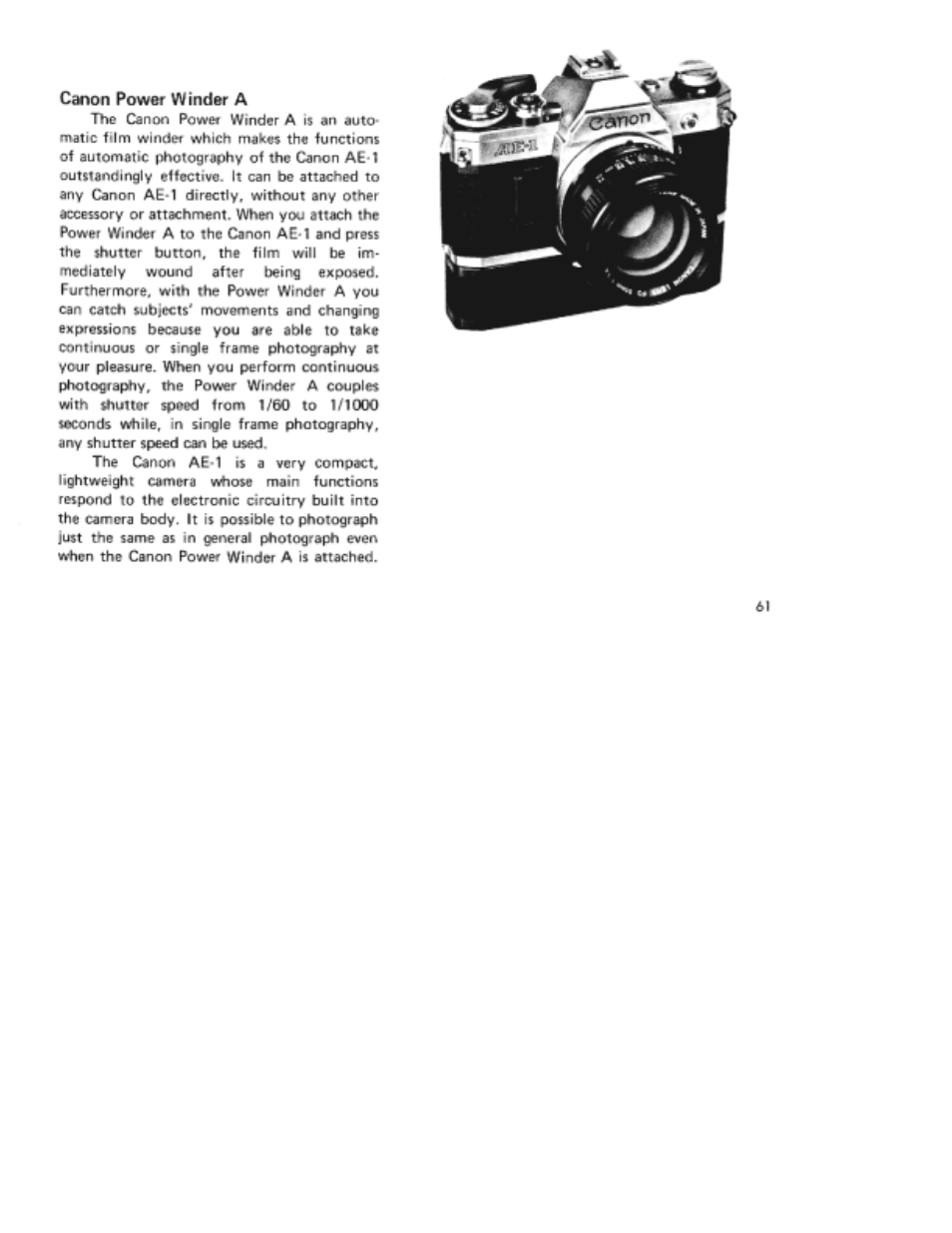 Canon AE-1 User Manual | Page 67 / 80