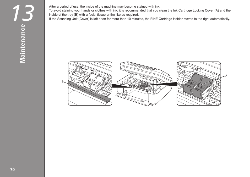 13 maintenance | Canon PIXMA MX340 User Manual | Page 72 / 75