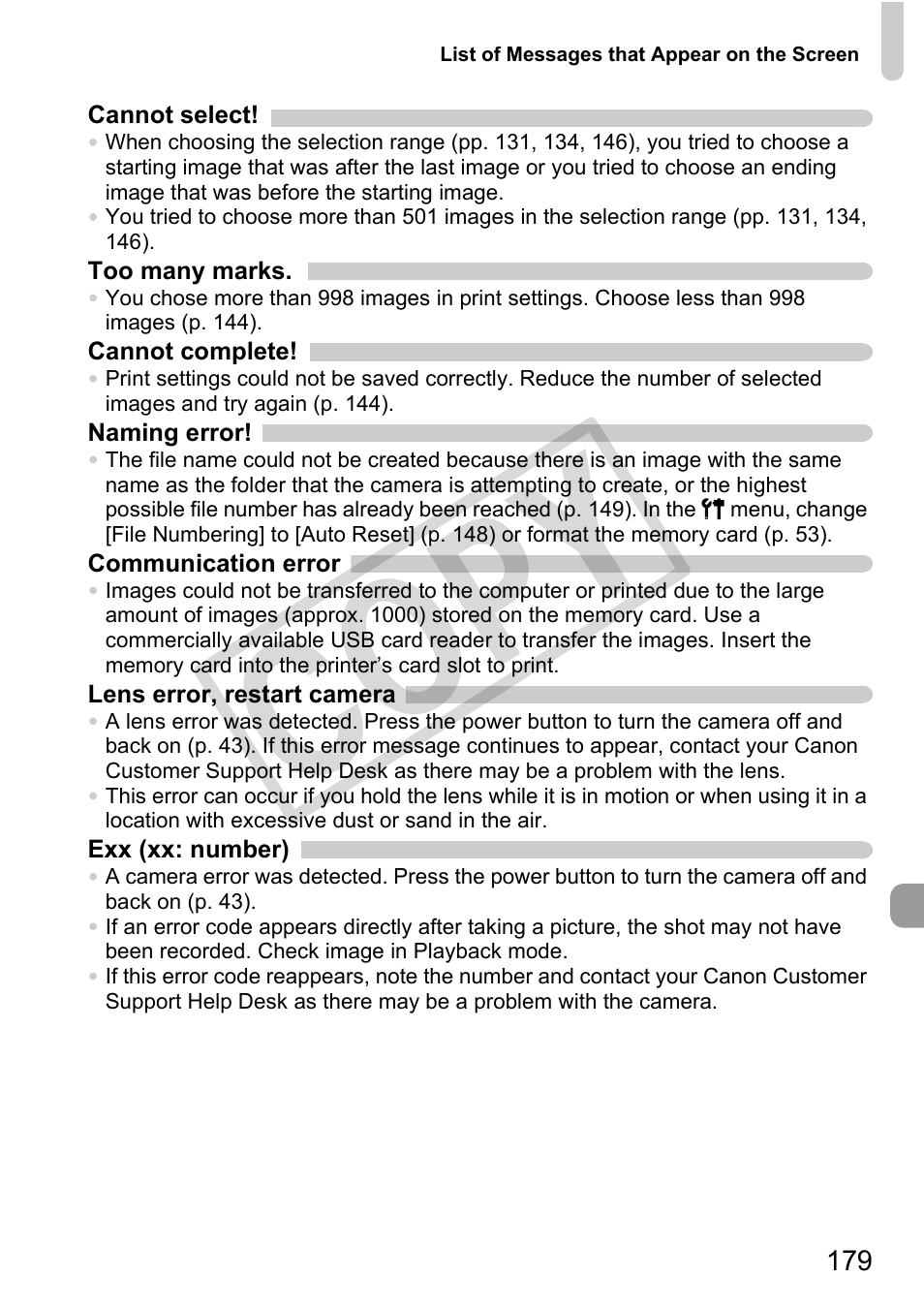 Co py | Canon PowerShot G11 User Manual | Page 179 / 196