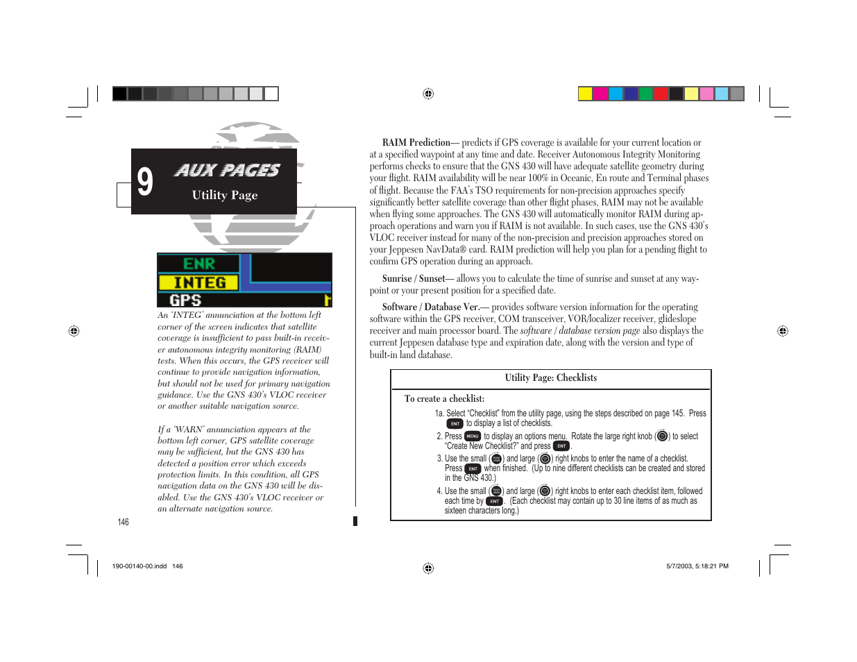 Aux pages | Garmin GNS 430 User Manual | Page 154 / 204