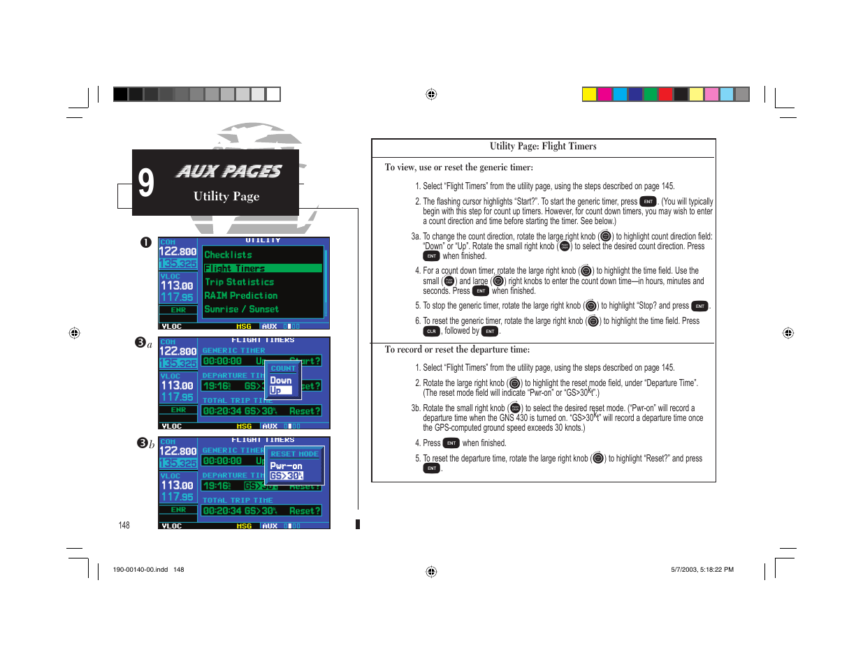 Aux pages | Garmin GNS 430 User Manual | Page 156 / 204