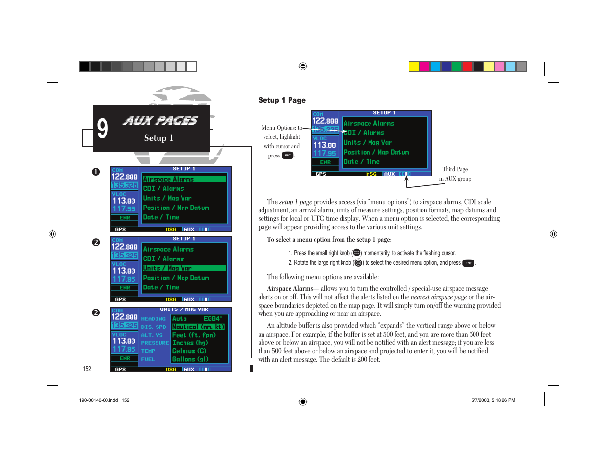 Aux pages | Garmin GNS 430 User Manual | Page 160 / 204
