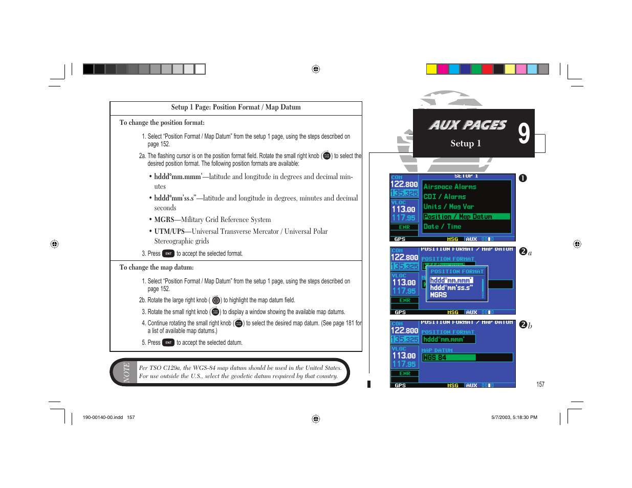 Aux pages | Garmin GNS 430 User Manual | Page 165 / 204