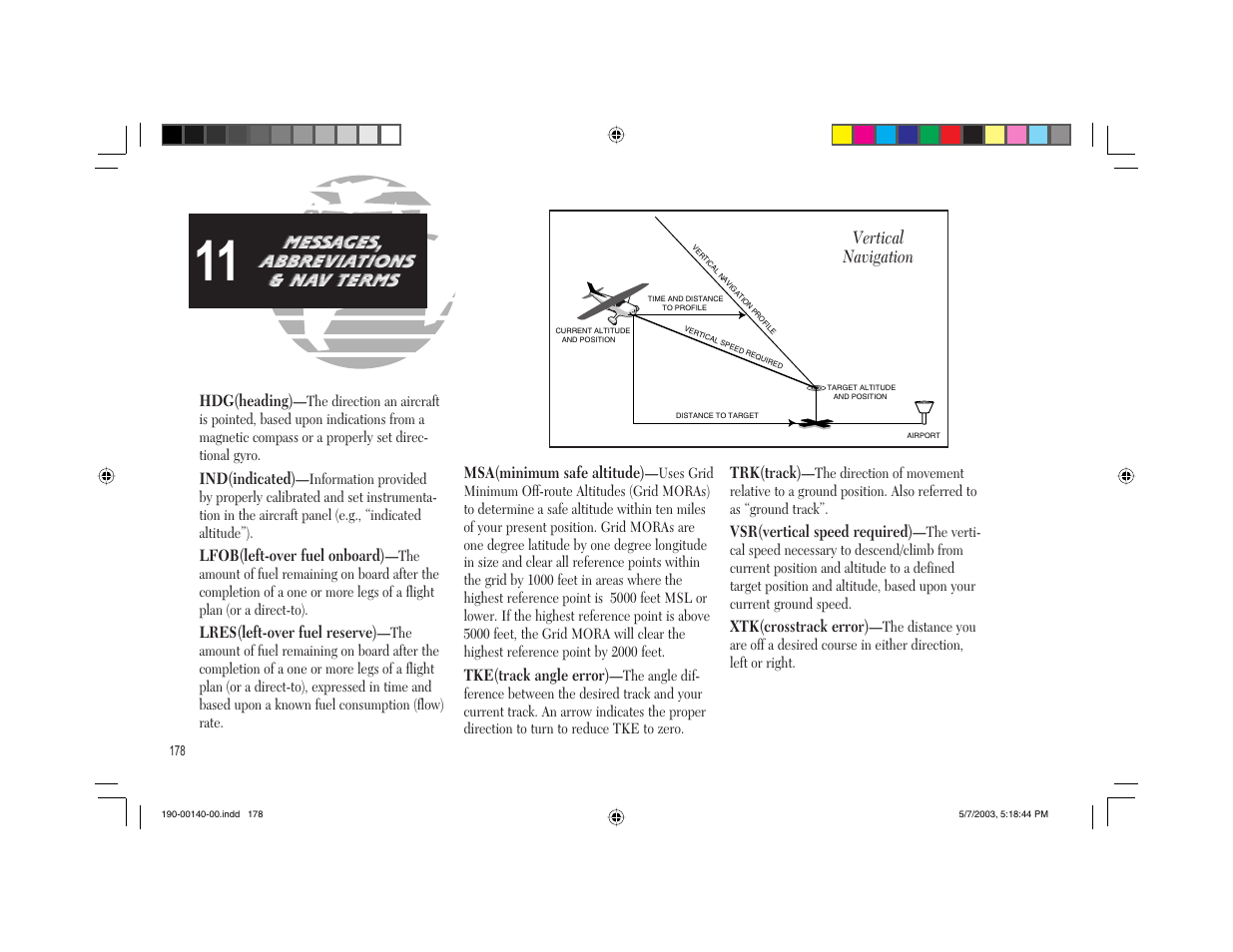 Garmin GNS 430 User Manual | Page 186 / 204