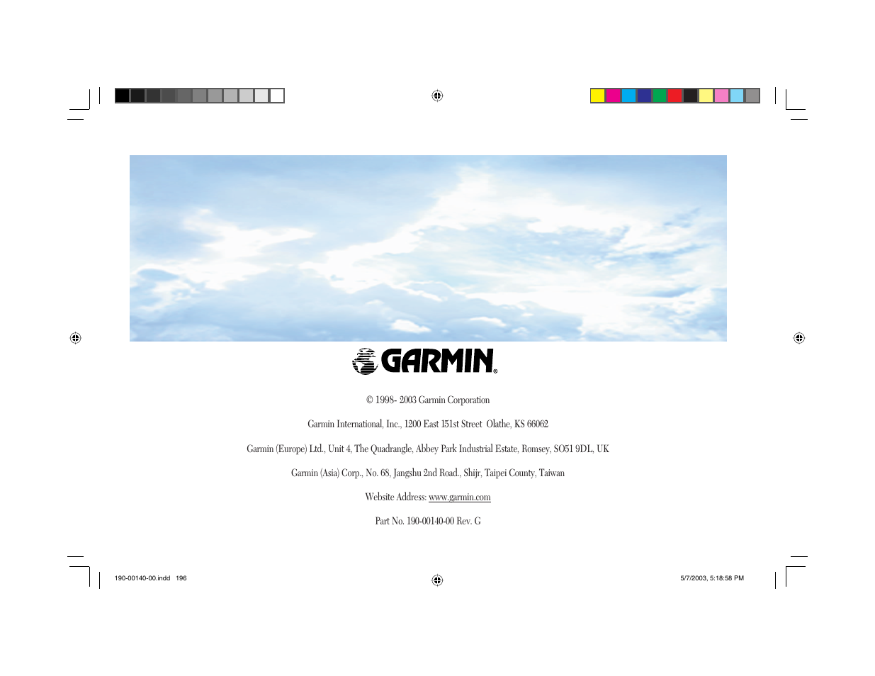 Garmin GNS 430 User Manual | Page 204 / 204