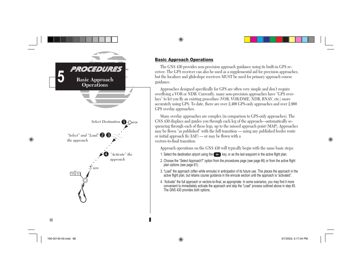 Procedures | Garmin GNS 430 User Manual | Page 76 / 204